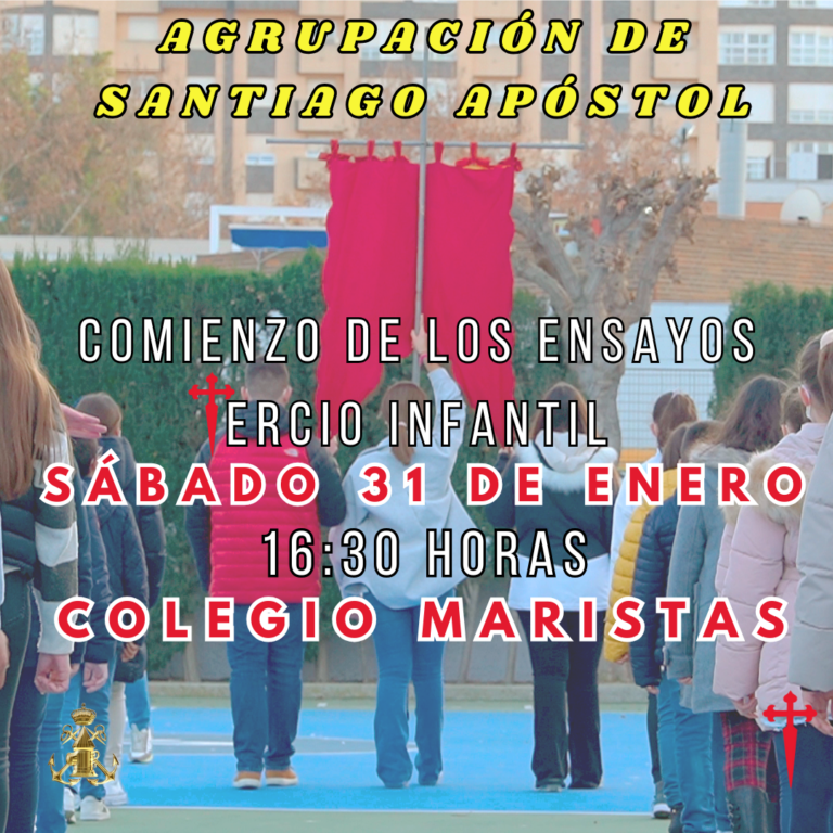 Comienzo de los ENSAYOS del TERCIO INFANTIL